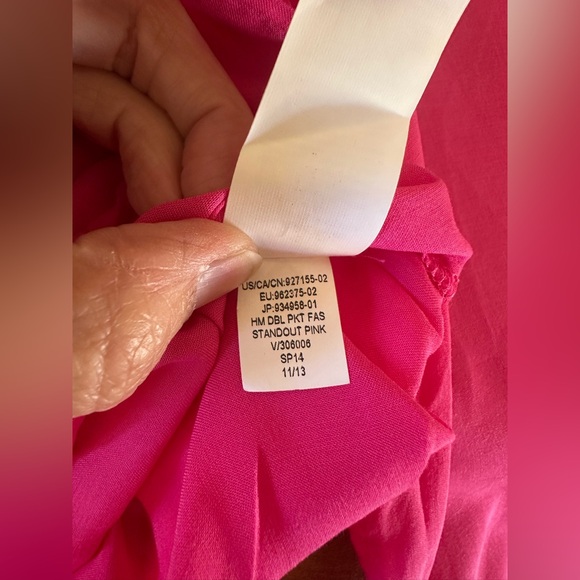 Gap Women's Pink Shirt Blouse Size L NWT Long Sleeve - Picture 9 of 9